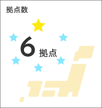拠点数6拠点